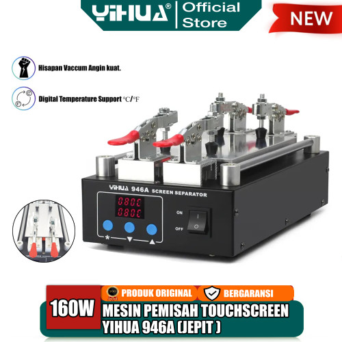 [EZM.4400058] Yihua 946A Mesin Pemisah Touscreen LCD Screen Separator Vacum ORI
