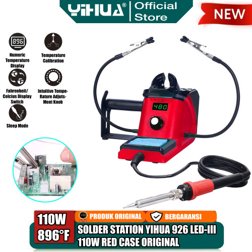 [EZM.4400071] Yihua 926 LED III 110W Solder Station Anti Static Jepitan Dudukan ORI
