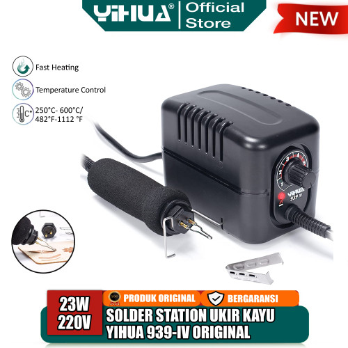 [EZM.4400076] Yihua 939-IV Solder Ukir kayu lukis Pirografi Wood Burining Pyrography
