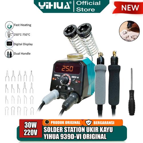 [EZM.4400208] Yihua 939D-VI Solder Ukir Lukis Kayu Wood Carving Burning Pyrography