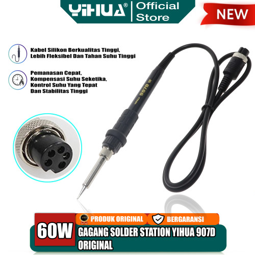 [EZM.4400212] Yihua 907D Gagang Solder Station 5 Pin Core Yihua 936A 937D+ Soldering
