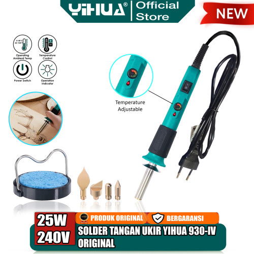 [EZM.4400094] Yihua 930-IV Solder Tangan Listrik Ukur Kayu Soldering Alat Ukir ORI