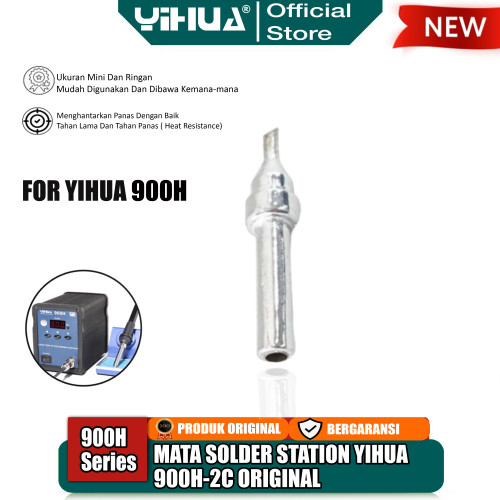 [EZM.4400103] Yihua 900H-2C Mata Solder Station Series 900H Iron Tip Tapal Kuda ORI