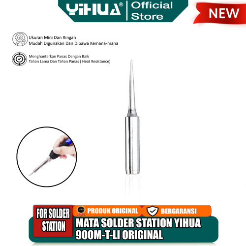 [EZM.4400235] Yihua 900M-T-LI Mata Solder Station Series 900M Lurus Runcing Original