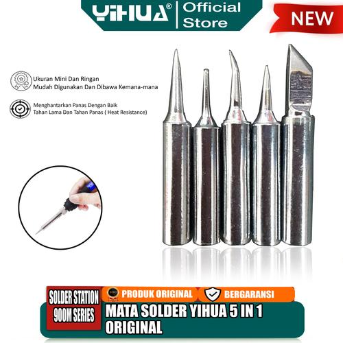 [EZM.4400113] Mata Solder Station Yihua 5 IN 1 Series 900M Mata bengkok Pisau Set