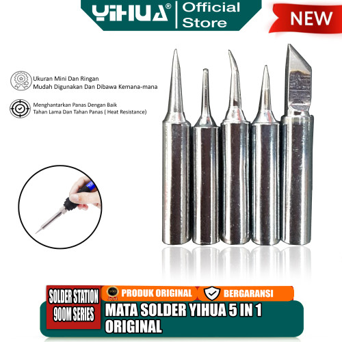 [EZM.4400113] Mata Solder Station Yihua 5 IN 1 Series 900M Mata bengkok Pisau Set