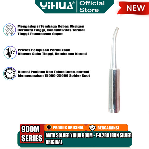 [EZM.4400269] Yihua 900M-T-0.2RB Mata Solder Station Bengkok 900M Series Tip ORI