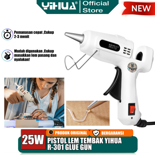 [EZM.4400143] Yihua R-301 Pistol Lem Tembak 25W Hot Melt Glue Gun Stick Cair Refill