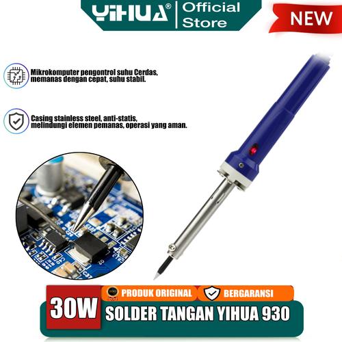 [EZM.4400146] Yihua 930 Solder Tangan 30W Soldering Iron Tip Solder Listrik ORI