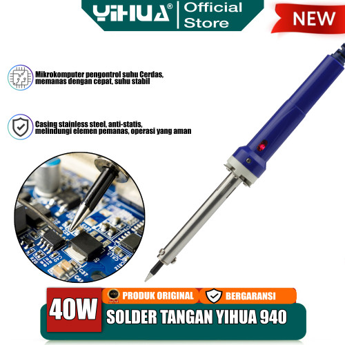 [EZM.4400147] Yihua 940 Solder Tangan 40W Soldering Iron Listrik 40 Watt Original
