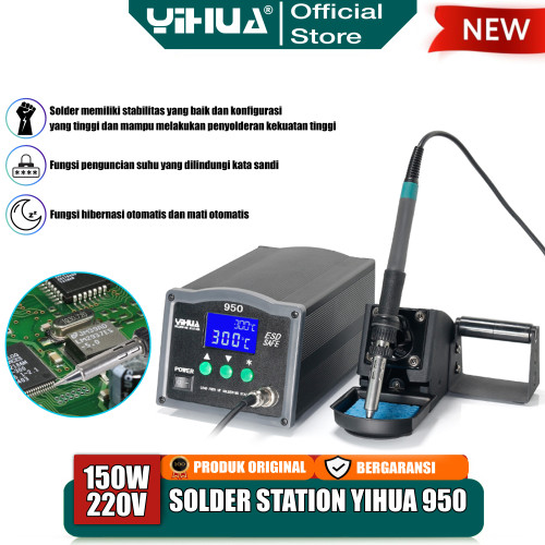 [EZM.4400171] Yihua 950 Solder Station Digital 150W Auto Sleep Soldering Iron Tip OR