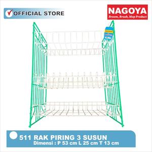 [EZM.8000028] NAGOYA Rak Piring 3 Susun