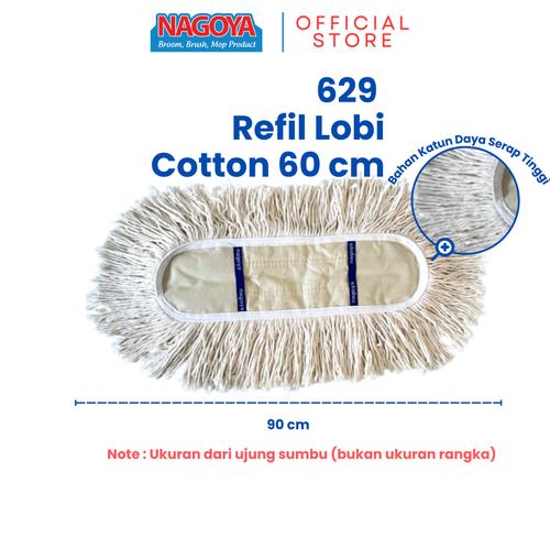 [EZM.8000017] NAGOYA Refill Mop Lobi Katun - 60cm, 75cm, 90cm