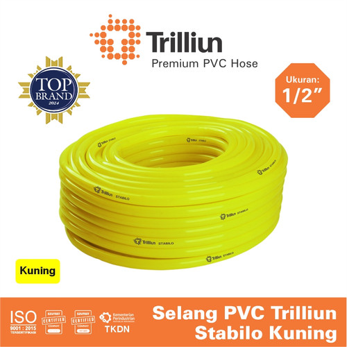 [EZM.4500119] Selang Air PVC Trilliun Stabilo 1/2" Inch - 50 Meter