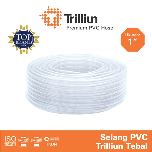 [EZM.4500198] Selang Air PVC Trilliun Tebal 1" Inch - 50 Meter