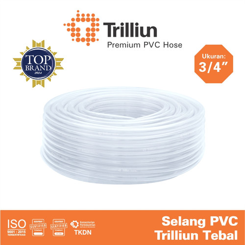 [EZM.4500197] Selang Air PVC Trilliun Tebal 3/4" Inch - 50 Meter