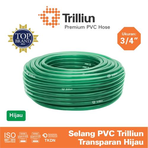 [EZM.4500083] Selang Air PVC Trilliun Transparan 3/4" Inch - 50 Meter