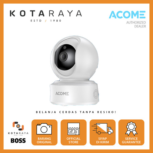 ACOME Smart CCTV IP Camera FULL HD 1080P Kamera Dalam Ruangan APC03