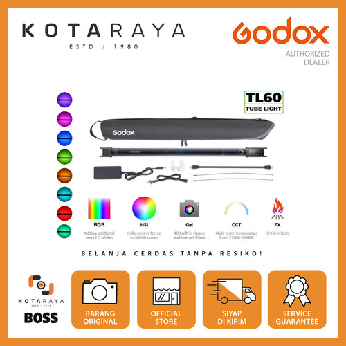 Godox TL60 Full-Color RGB Tube Light / Godox TL60