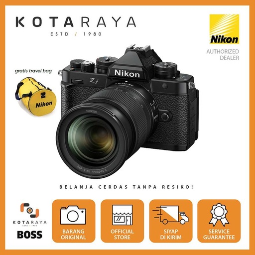 [EZO.2500131] Nikon Zf kit 24-70mm f/4 S Mirrorless Camera - GARANSI RESMI