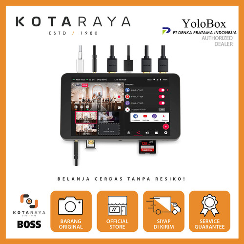 YOLOBOX Portable Live Streaming Studio GARANSI RESMI