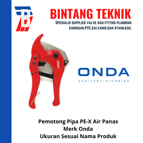 [EZR.2700655] Gunting Pipa Air Panas PE-X Onda (PE-X Cutter)