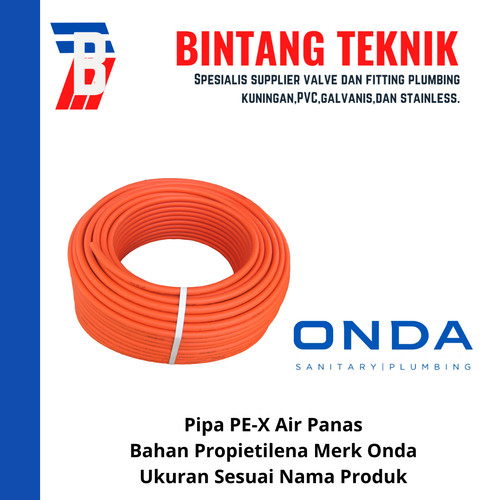 [EZR.2700656] Pipa Air Panas PE-X Onda 1/2" inch 50 Meter