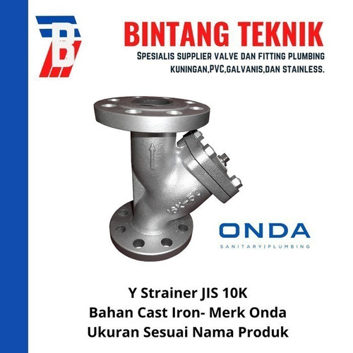 [EZR.2700730] Y Strainer 12" inch Cast Iron JIS 10K Merk Onda