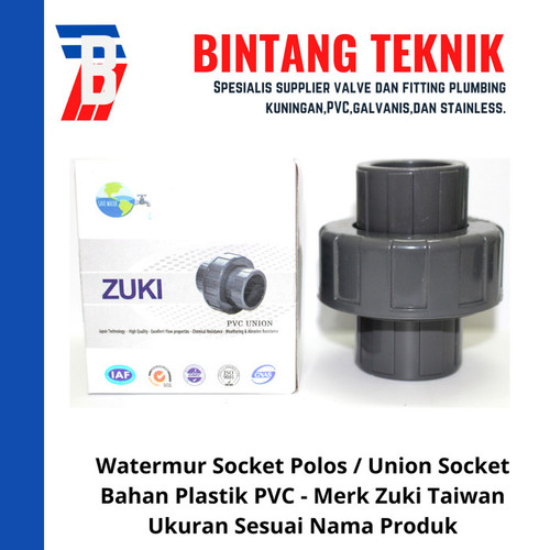 [EZR.2700749] Watermur 3/4" inch PVC AW Merk Zuki Taiwan