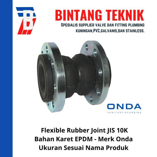 [EZR.2700759] Flexible Rubber Joint 4" inch Onda JIS 10K