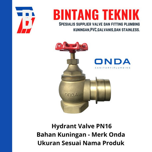 [EZR.2700767] Hydrant Valve 2 1/2" Kuningan Onda PN16