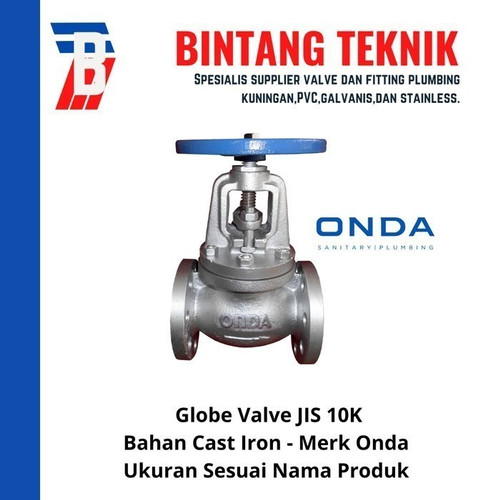 [EZR.2700771] Globe Valve 10" inch Cast Iron Onda JIS 10K