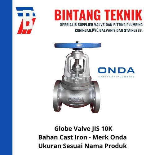 [EZR.2700772] Globe Valve 8" Cast Iron Onda JIS 10K
