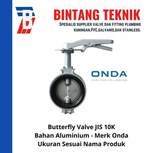 [EZR.2700833] Butterfly Valve 8" inch Aluminium Onda (DN 200) JIS 10K