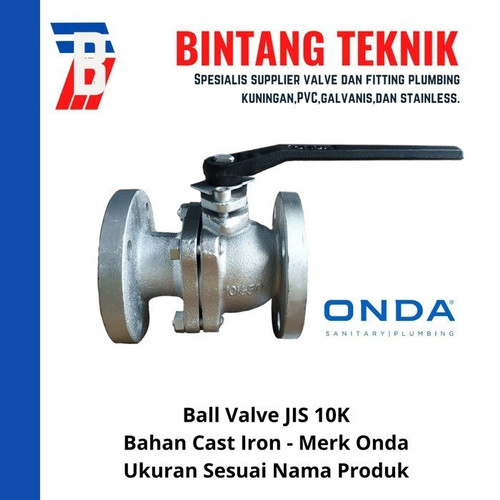 [EZR.2700848] Ball Valve 6" inch Cast Iron JIS 10K Onda