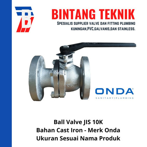 Ball Valve 3" inch Cast Iron JIS 10K Onda