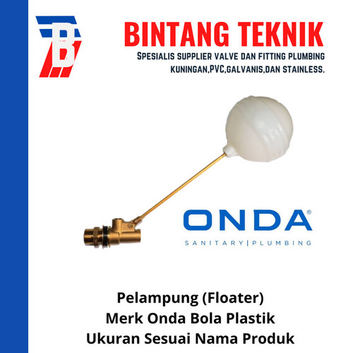 [EZR.2701104] Pelampung Onda 3/4" Bola Plastik