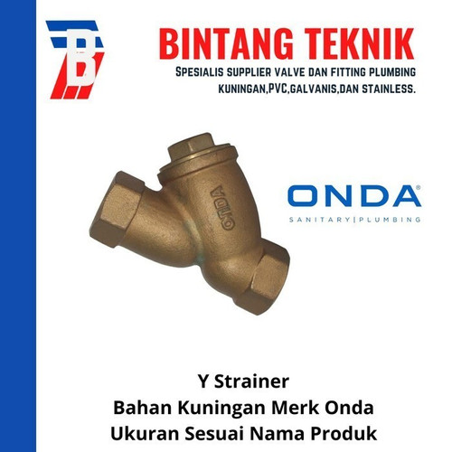 [EZR.2701132] Y Strainer 2" inch Kuningan Onda