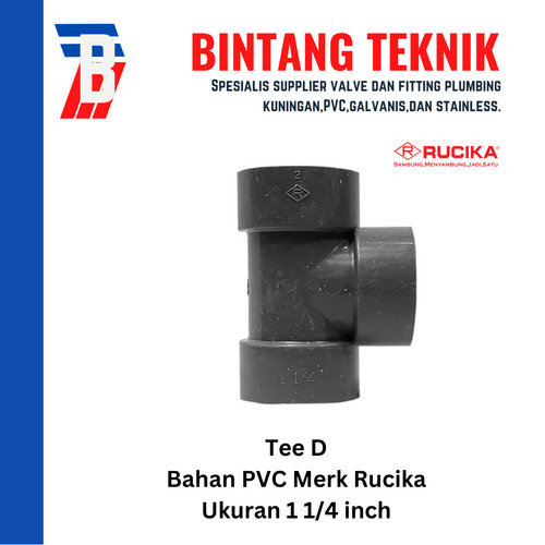 [EZR.2701548] Tee 1 1/4" inch PVC Rucika D