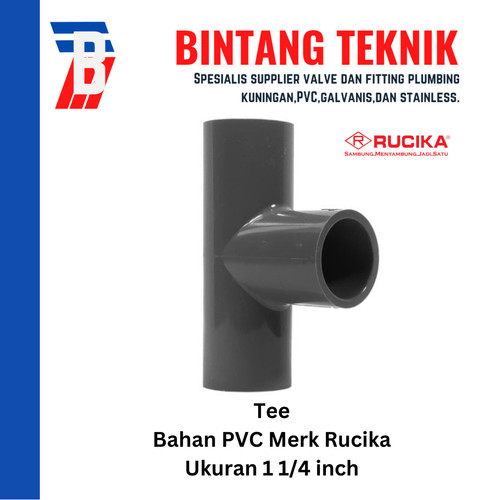 [EZR.2701664] Tee 1 1/4" inch PVC Rucika AW