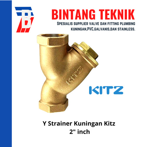 [EZR.2702115] Y Strainer Kuningan Kitz 2" inch