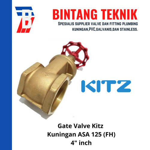 [EZR.2702134] Gate Valve Kitz Kuningan 4" inch