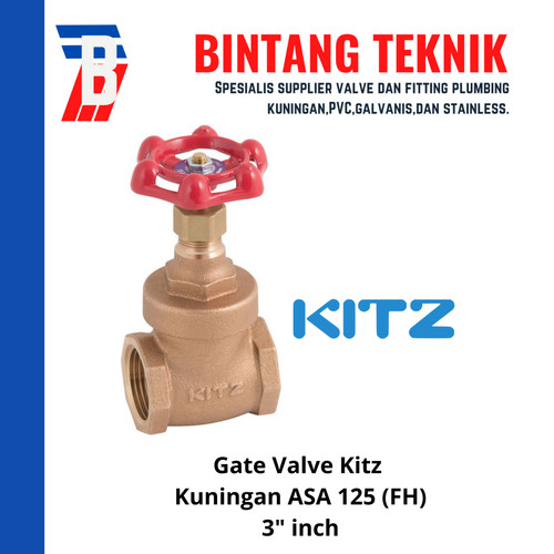 [EZR.2702135] Gate Valve Kitz Kuningan 3" inch
