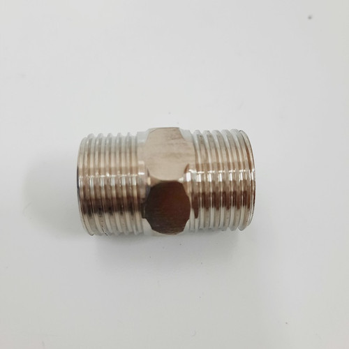 Double nepel stainless water heater 1/2 inch
