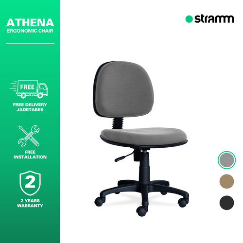 [EZR.3100057] Kursi Kantor Ergonomis Stramm Athena