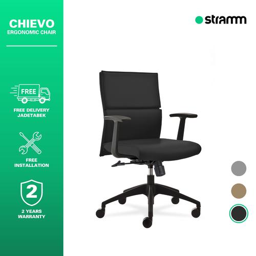 [EZR.3100041] Kursi Kantor Ergonomis Stramm Chievo III