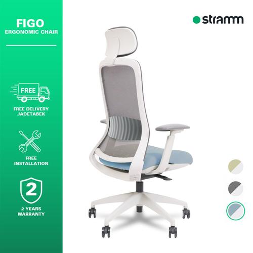 [EZR.3100025] Kursi Kantor Ergonomis Stramm Figo I