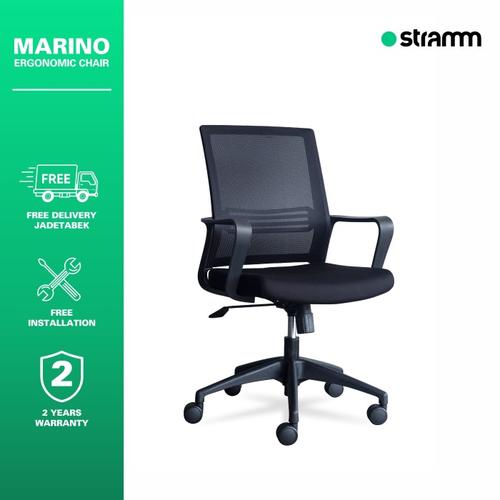 [EZR.3100059] Kursi Kantor Ergonomis Stramm Marino