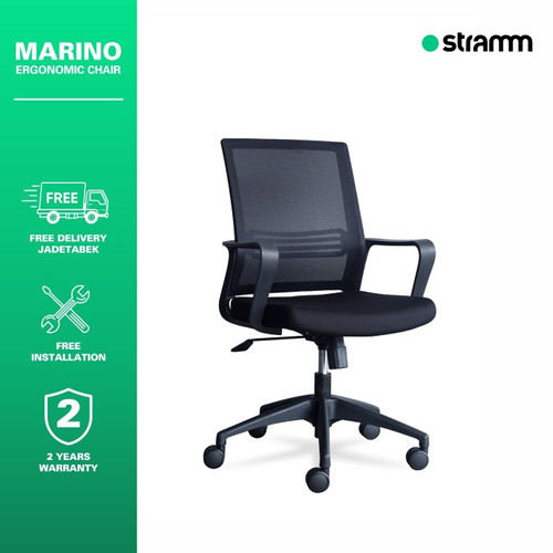 [EZR.3100059] Kursi Kantor Ergonomis Stramm Marino