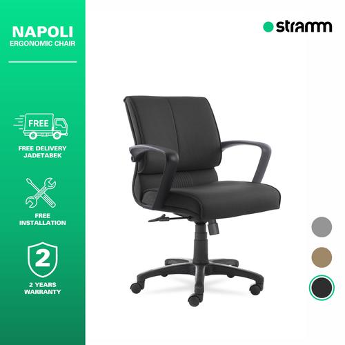 [EZR.3100043] Kursi Kantor Ergonomis Stramm Napoli III